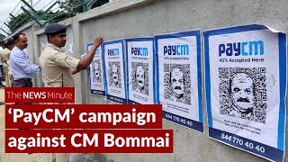 ‘PayCM’ posters in Bengaluru against CM Basavaraj Bommai