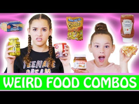 Trying Weird Food Combinations That People Actually Love (Haschak Sisters)