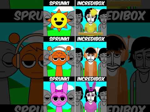 Incredibox Sprunki All Normal Versions Vs Horror Versions #sprunki #incredibox