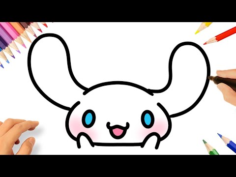 HOW TO DRAW CINNAMOROLL SUPER EASY 💗