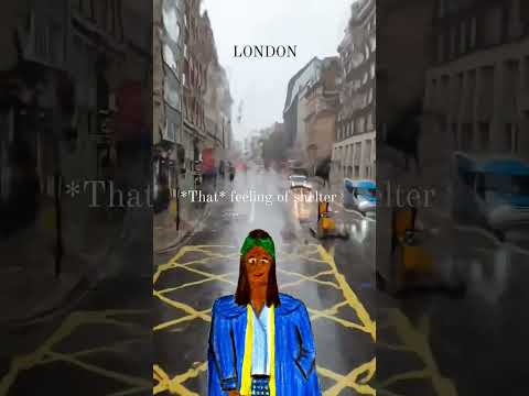 Rainy day in London - Eila East taking shelter in a bus! | Littorin Means Listings #shorts