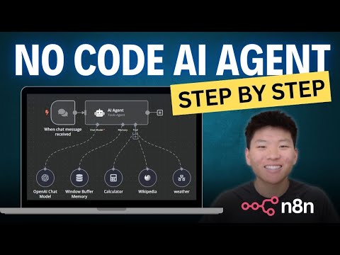 Build your first NO CODE AI Agent in n8n (for beginners)