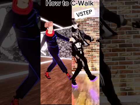 JJK Walk Tutorial #jjk #yujiitadori #jujutsukaisen #cwalk #tutorial #vrchat #vrdance