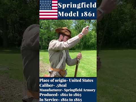 Springfield Model 1861 loading and firing