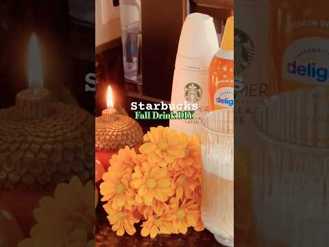 Starbucks Fall Drink DIY 🍂🍁#fall #autumn #starbucks