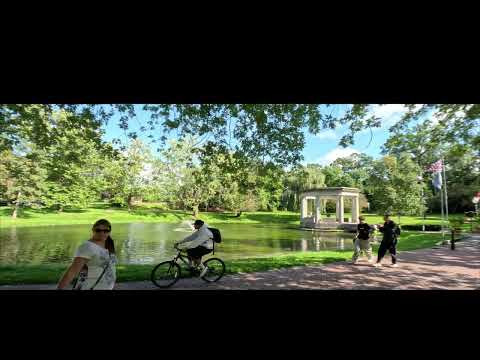 (4k) Congress Park video # 134 Walk About Saratoga Springs NY September 19th 2023 RJWheatonJr