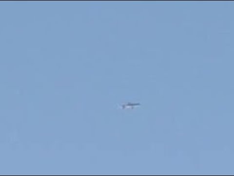 F-16 Chases Russian Cruise Missile (Kh-101?) in Western Ukraine