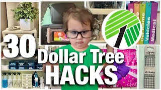 30 * ALL NEW * DOLLAR TREE HOME HACKS YOU NEED TO SEE!!