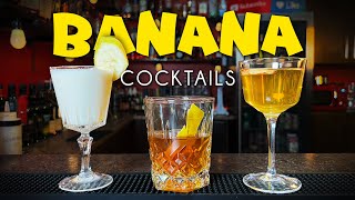 3 Delicious BANANA Cocktails You Have to Try Right Now! 🍌🥃