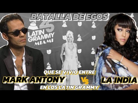 la BATALLA de EGOS qué vivieron MARC ANTHONY & LA INDIA en LATIN GRAMMY fue FINAL | KAROL G quedó 🫨