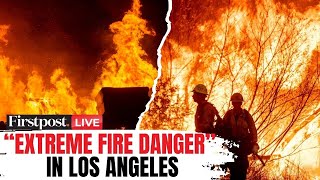 Los Angeles Wildfire LIVE: "Extreme Fire Danger" in Los Angeles | California Wildfire | N18G