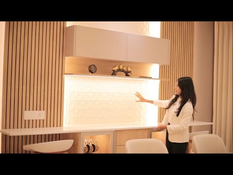 3BHK Luxury Apartment Interiors | Aristo Wardrobes | Hafele Blum Acrylic Kitchen | Hettich Wardrobes