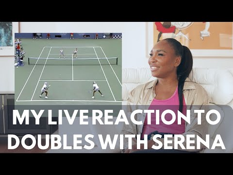 Venus Williams Live Reacts to Past Doubles Matches With Sister Serena Williams