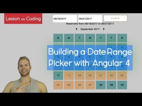 Building a Custom Date Range Picker with Angular!