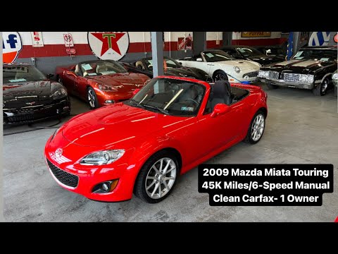 SOLD: 2009 Mazda MX-5 Miata Touring ~ Clean Carfax ~ 6-Speed Manual ~ 45K Miles ~