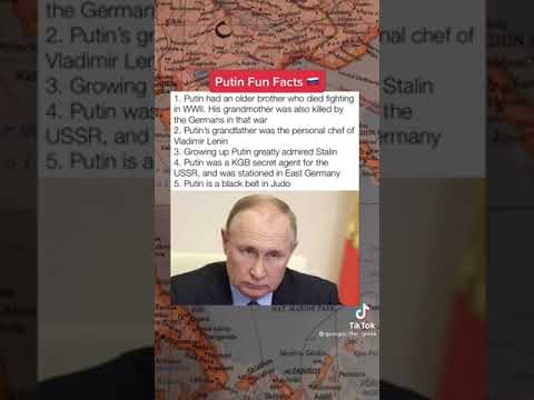 PUTIN FUN FACTS 🇷🇺🇷🇺🇷🇺