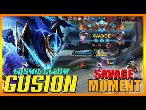 GUSION SAVAGE!!! Comic Gleam Legend Skin | Mobile Legend : Bang Bang