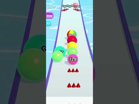 197/100,000 Ball Run2048 / Jelly Run2048 GameplaY On Android Challenge Shorts