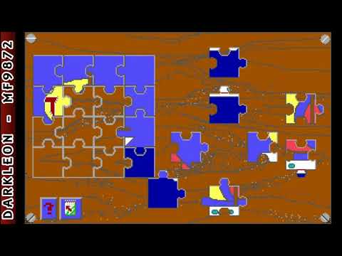 Gaminours and the Puzzle © 1989 Colorado - PC DOS - Gameplay