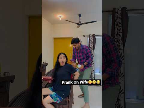 Prank On Wife 😝😜🤣| Jatinsheetal Funny Prank 😂| #shorts #ytshorts #prankonwife