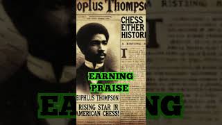 Theophilus Thompson: The First Black Chess Author 🏆♟️ #Shorts #chess #chesslegends