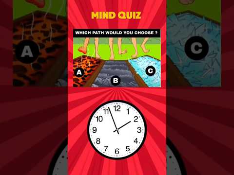 Which Path Would you choose? #challenge #quiz #challenge #watchthis #iqtest #riddles