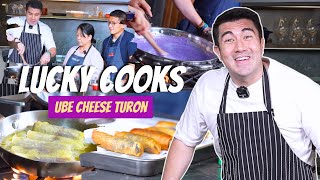 LUCKY COOKS UBE CHEESE TURON! (ft. Rak en Rolls PH) | Luis Manzano