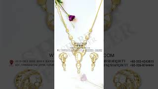 Affordable Gold Traditional Necklace Set Design: Your Ideal Jewelry Piece #latest #gold #jewellery