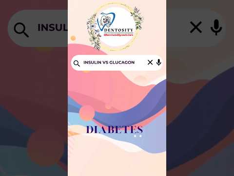 Insulin vs Glucagon: How Your Body Balances Blood Sugar🩸🍬 #HealthTip #DiabetesAwareness #BiologyFact