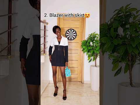 1 Blazer, 3 styles #shorts #fashion #sewingtutorial