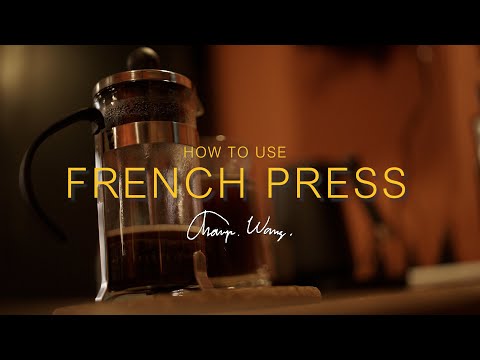 เครื่องมือทำกาแฟสดที่ง่ายที่สุด และวิธีทำ French Press Coffee Maker