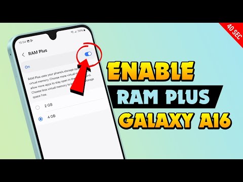 How To Enable RAM Plus On Samsung Galaxy A16