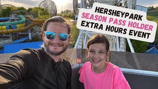 Best visit this season at Hersheypark ... Season Pass Holder Extra Hours Event.