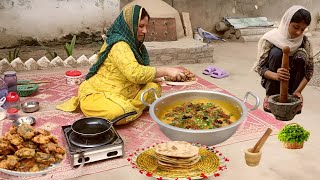 Kadhi Pakoda Recipe || Authentic Punjabi Tadka Kadhi Pakoda Village style Recipe I Village Sham