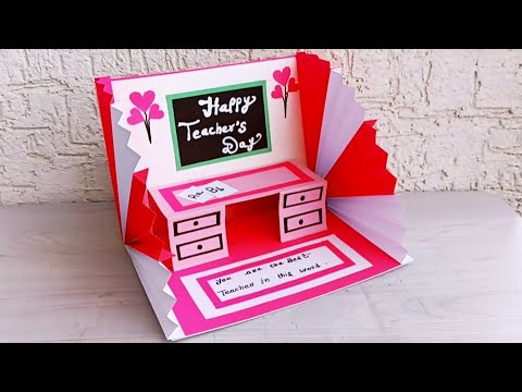 DIY - Happy Teachers Day Card | Card For Happy Teacher’s Day | Handmade Teacher’s Day Card