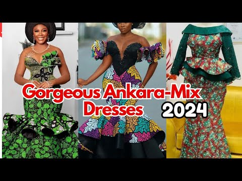 Trendy Ankara And Kitenge Gowns For Ladies#ankarastyles#africanclothing  #ankaragown #kitenge #kente