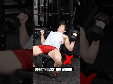 HOW TO: Incline Dumbbell Fly || #shorts