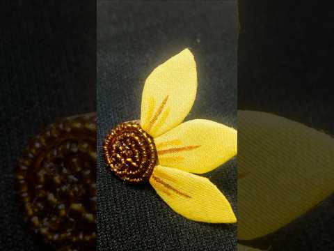 Sunflower earring 🌻💛 #handmade #creative #shortsvideo #trending #earrings #diy #craft #howtomake #yt