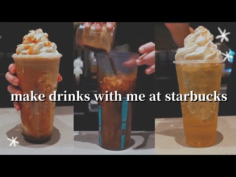 make summer drinks with me at starbucks ☀️🍹 starbucks vlog!