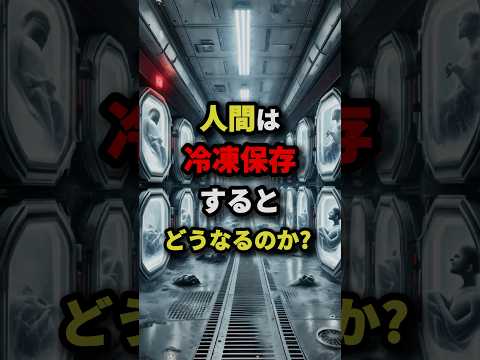 人間は冷凍保存するとどうなるのか？　#都市伝説