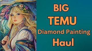 BIG TEMU Diamond Painting Haul - Unboxing - Diamond Art - Budget Friendly Crafts