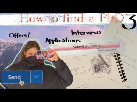 How to find a PhD (a documentary) Ep3. The Final Stretch