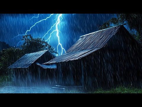 11 Hours 🌧️ Heavy Rain and 🌩️ Thunderstorm for Sleeping  | No Ads, Sleep Sounds, Relaxing Nature 💤