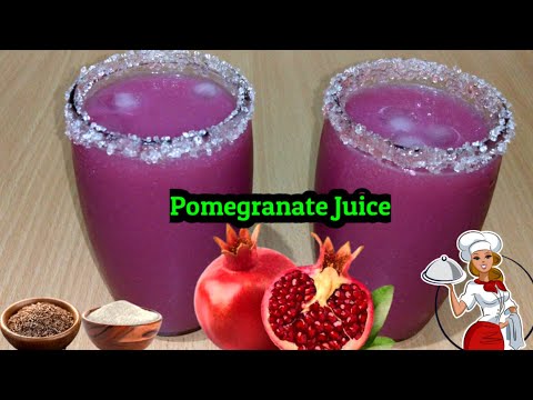 HOW to make POMEGRANATE JUICE || Anar juice || What to mix with pomegranate juice #RFoodInn