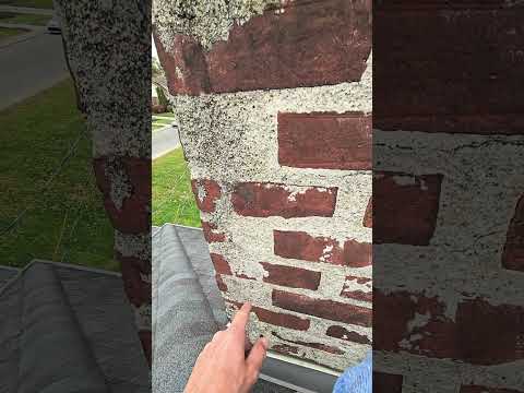 Chimney flashing roof leak