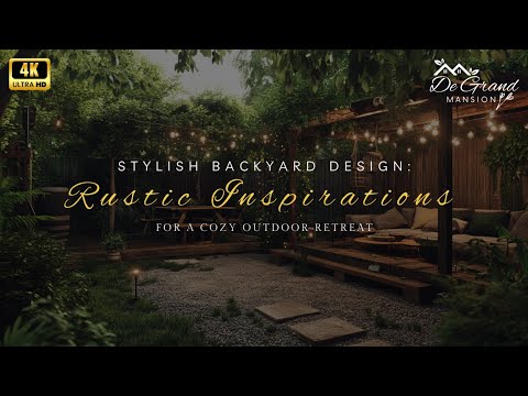 Stylish Backyard Design: Rustic Inspirations for a Cozy Outdoor Retreat