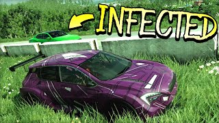 I Used the ULTIMATE Troll Strategy to Survive Zombies in Beam NG Infection!