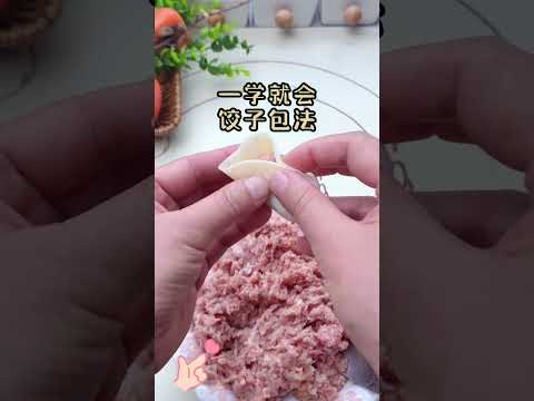 一学就会的包饺子方法#美食教程 #美食 #cookies #饺子 #传统美食