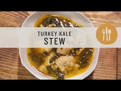 Superfoods - Kale and Turkey Stew