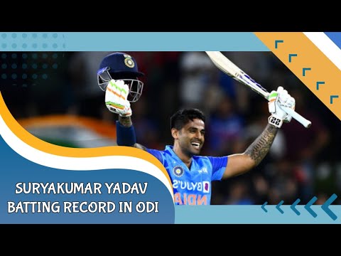 Surya Kumar Yadav batting record in odi career || #suryakumar #india #engvsaus #odi #aus #sky